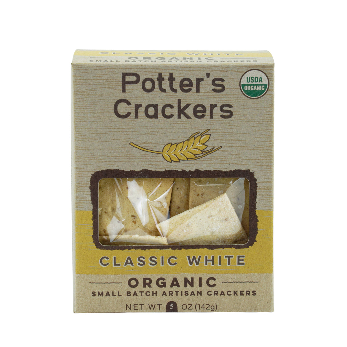 Potter's Crackers Organic Classic White Crackers - 5 oz