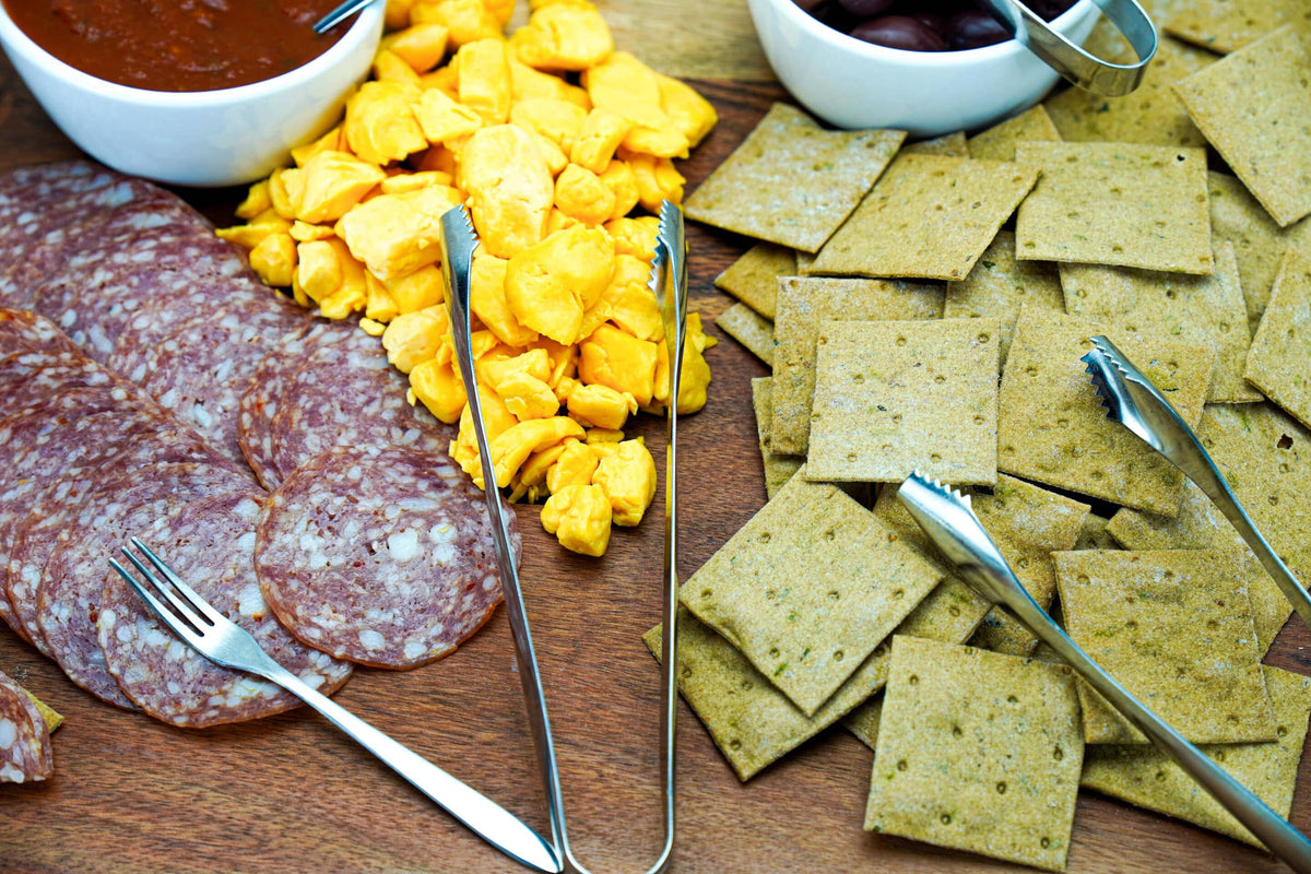 Potter's Seasonal Signature ORG Basil Pesto Crackers