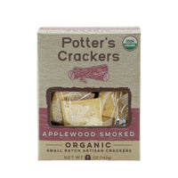 Potter's Crackers Organic Applewood Smoked Crackers - 5 oz