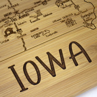 Slice of Iowa Cutting  & Charcuterie Board
