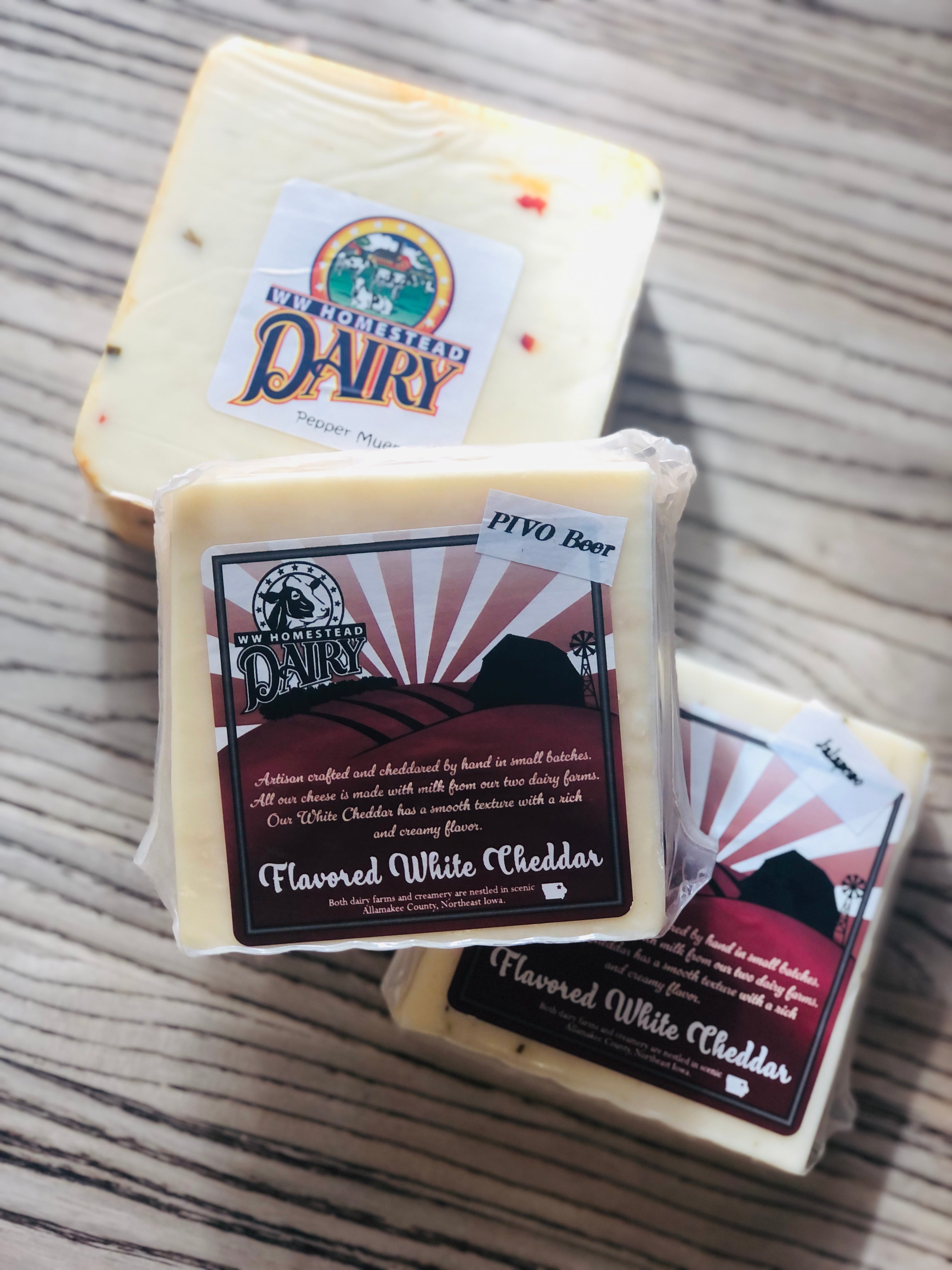 Cheddar Rounds Flavored Cheddar Cheese – WW Homestead Dairy