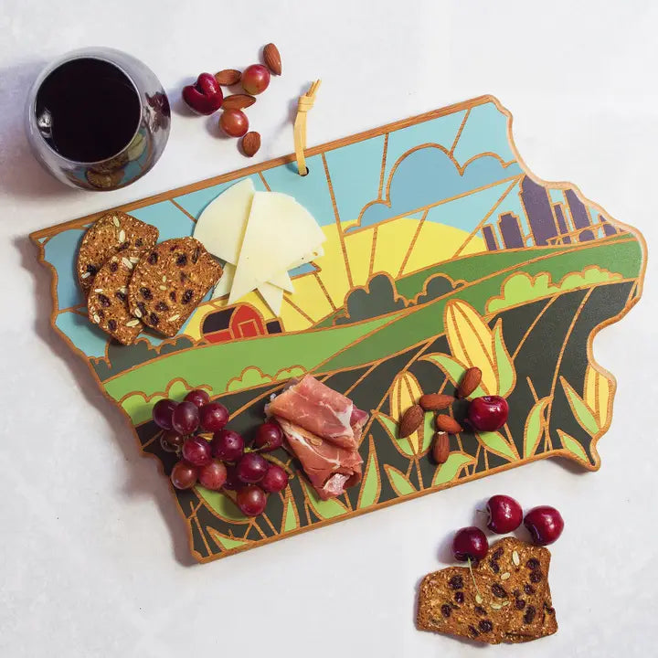 Holiday Box with Iowa Cutting Board