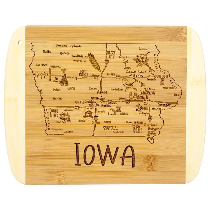 Slice of Iowa Cutting  & Charcuterie Board