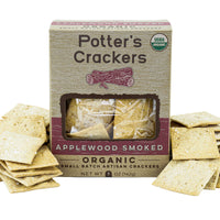 Potter's Crackers Organic Applewood Smoked Crackers - 5 oz