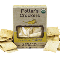 Potter's Crackers Organic Classic White Crackers - 5 oz