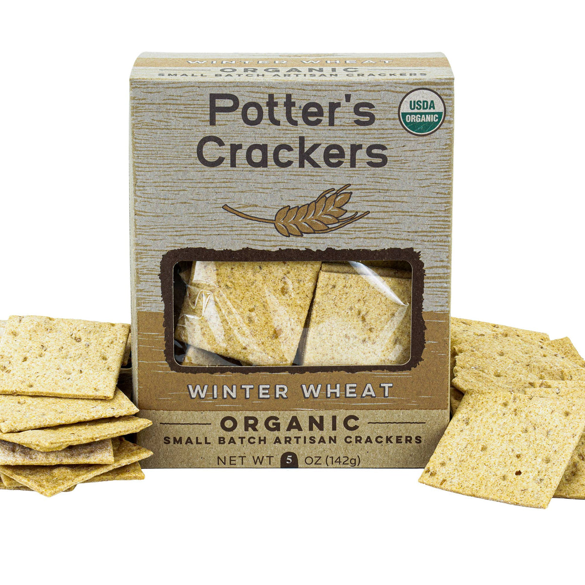 Potter's Crackers Organic Winter Wheat Crackers - 5 oz