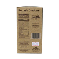 Potter's Crackers Organic Cranberry Hazelnut Crisps